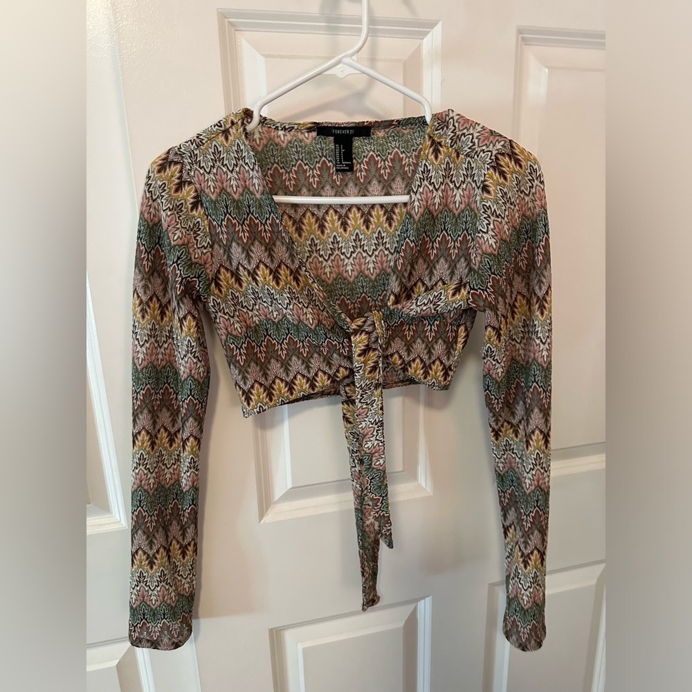 Forever 21 Crotchet Two Piece Set - Small